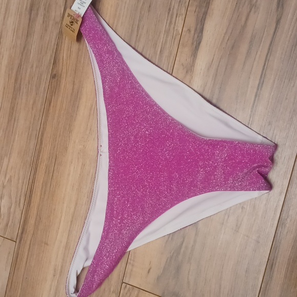 VICTORIAS Secret Pink Shimmer Bikini with skirt - Picture 4 of 5